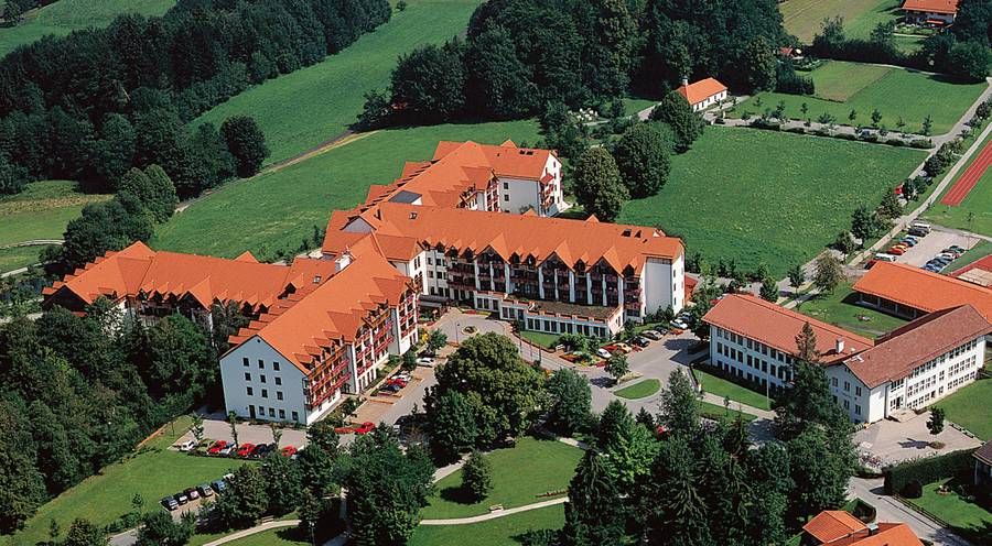 Blick Auf Die M&i-Fachklinik Bad Heilbrunn Bayern Deutschland